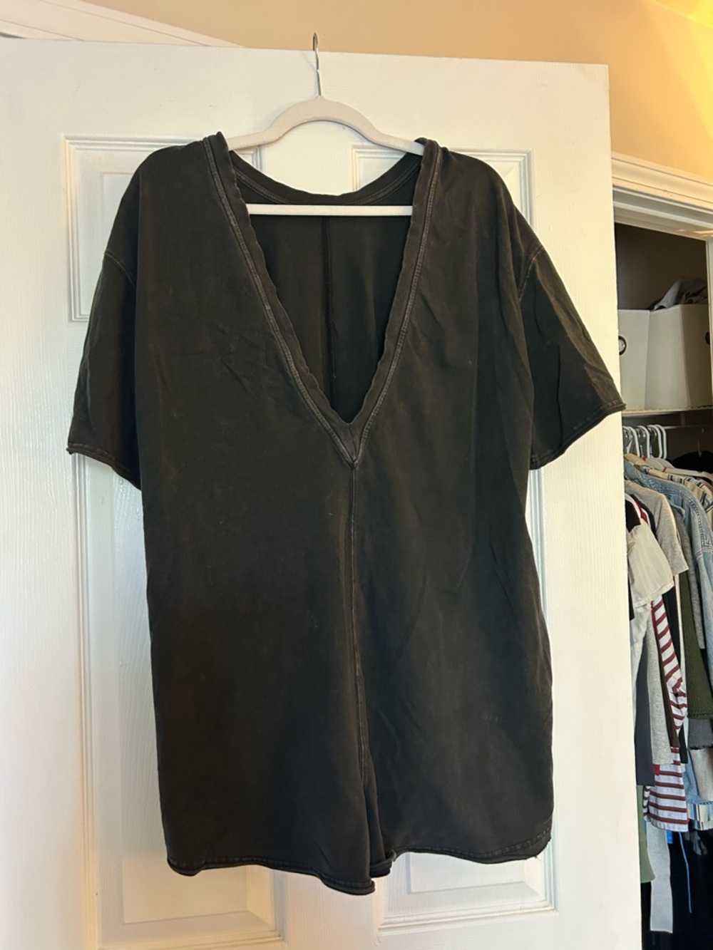 Free People Black Romper